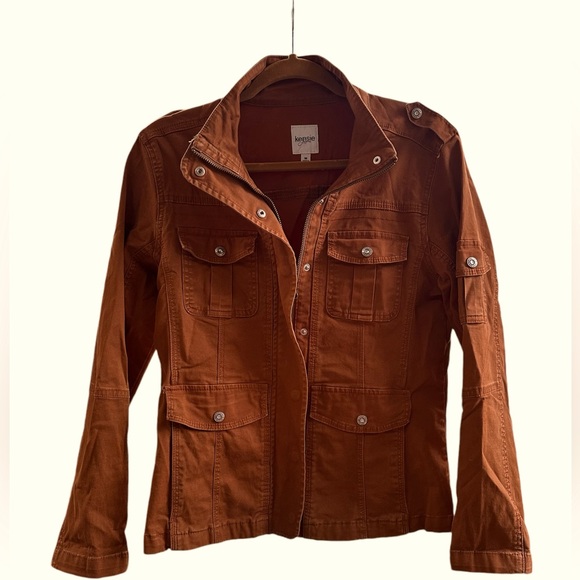 UTILITY JACKET BURNT ORANGE WOMENS MEDIUM - Picture 1 of 2